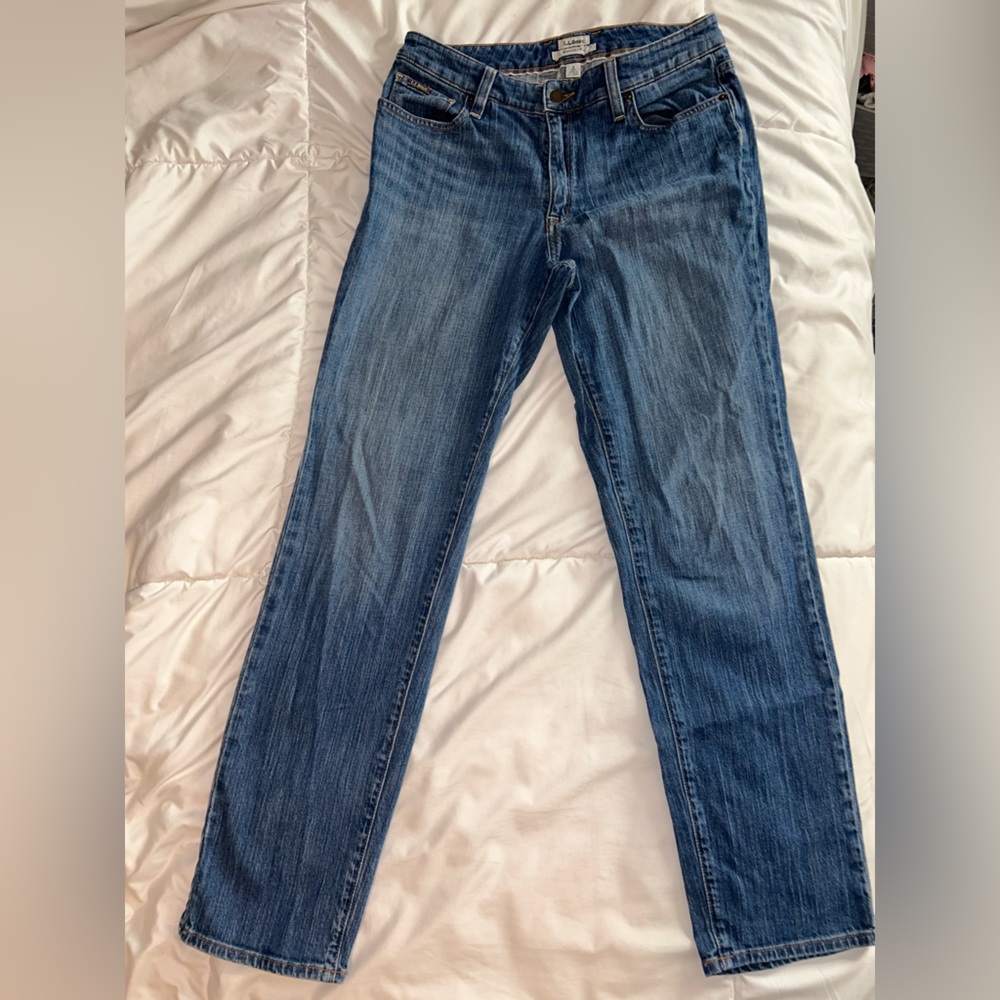 LL Bean Favorite Fit Straight Leg Jeans